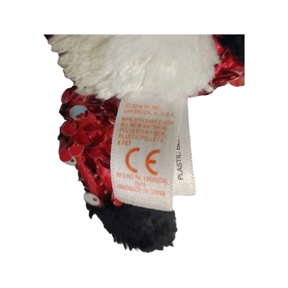 ty Beanie Boos Flippables 9" Medium JEWEL Color Changing Sequins Fox Plush - Picture 5 of 7